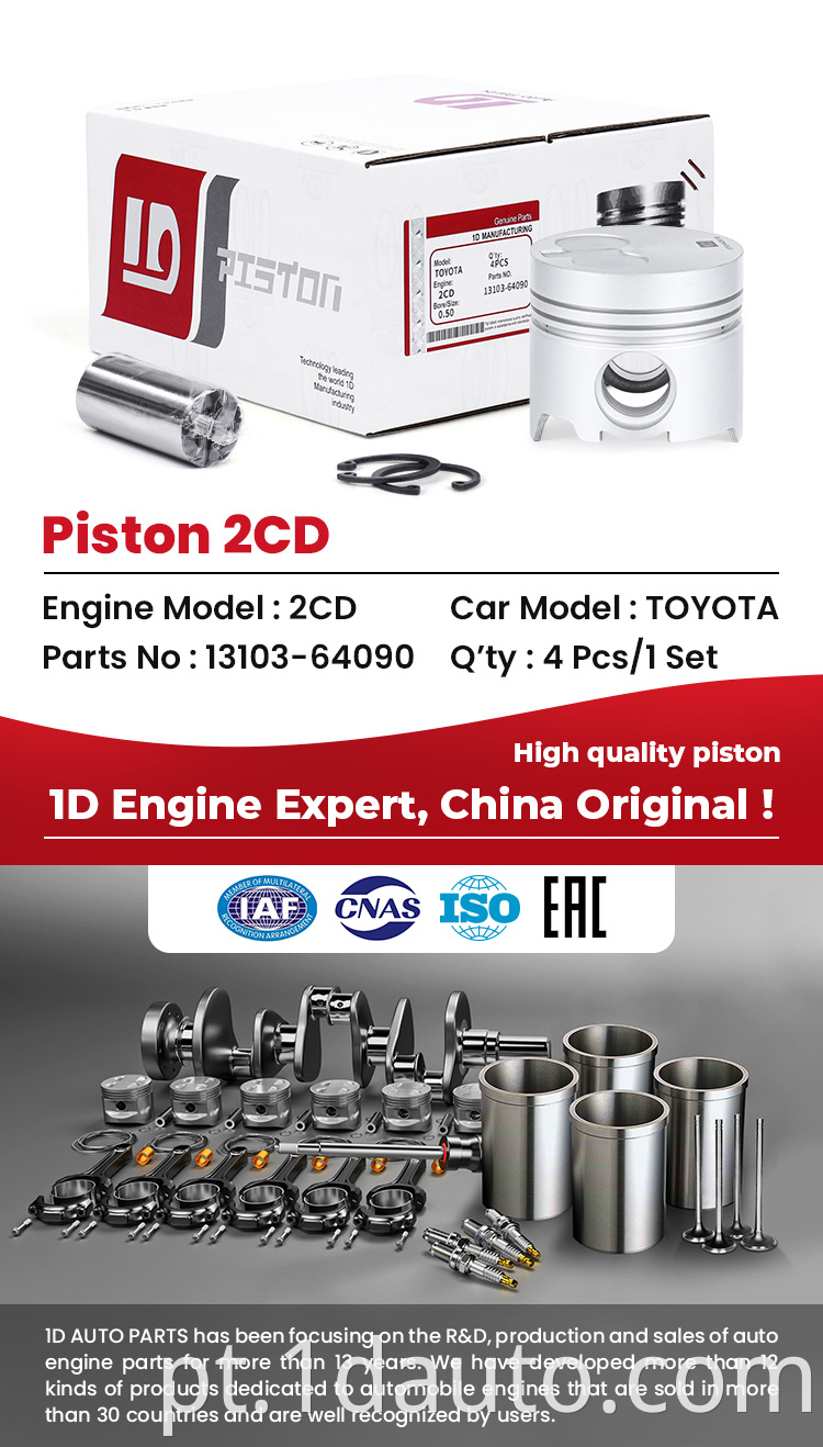 Toyota 2cd Engine Piston